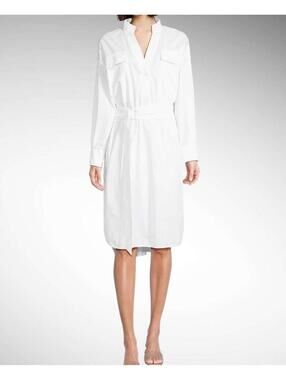 Ginger & Smart Keepsake white cotton shirtdress 8
